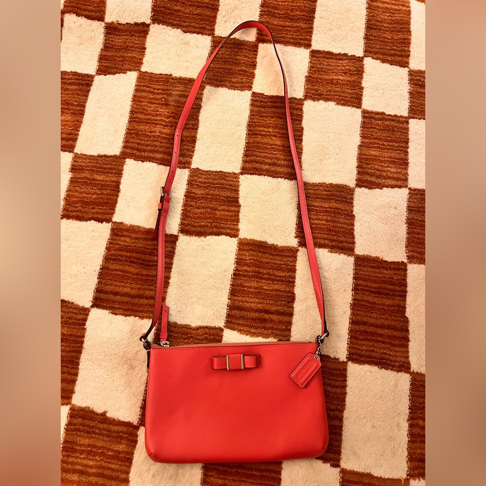 Pink Bow Coach Purse